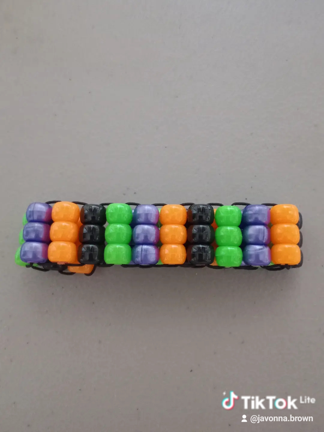 Halloween Pony Bead Clip